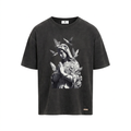 T-shirt Grâce 2 FITJEEZ noir, vue de face sur fond blanc