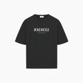 T-shirt FITJEEZ noir, vue de face sur fond blanc